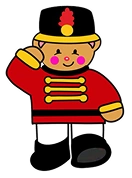 Creative Play Corner bear soldier mascot