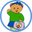 Prep the bear mascot representing the CPC Senior Kinder 2 program