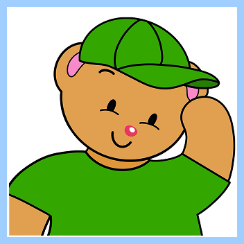 Prep the bear mascot representing the CPC Senior Kinder 2 program