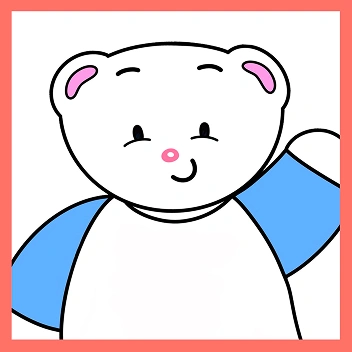 Polar the white bear mascot representing the CPC Senior Kinder 1 program